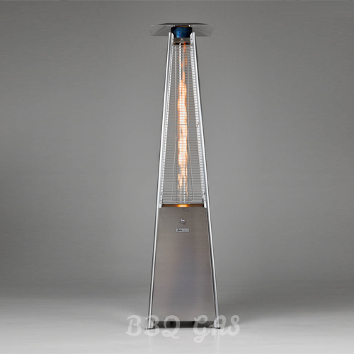 REALGLOW Pyramid Patio Heater (Black or Stainless Steel) BBQ Gas